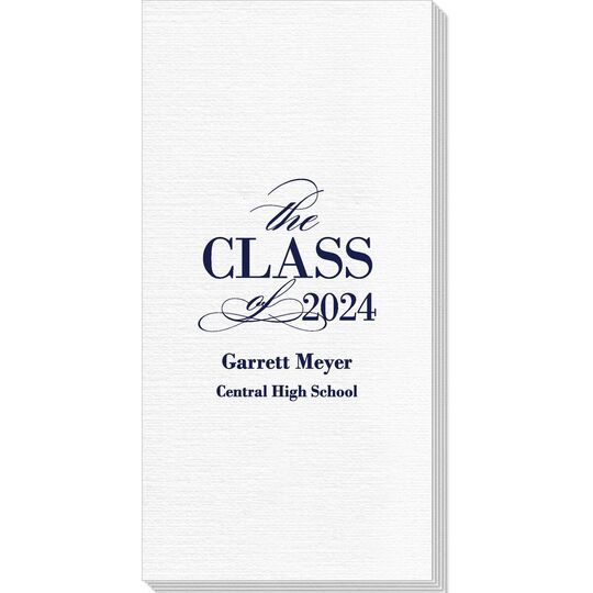 Classic Class of Graduation Deville Guest Towels